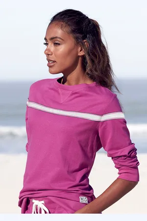 H.I.S Sweater, mit kontrastfarbigem Tape, Loungeanzug