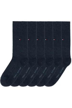 Tommy Hilfiger Socken »TH MEN SOCK 6P ECOM«, (Packung, 6 Paar, 6 Paar), Gekämmte Baumwolle, atmungsaktiv, druckfreier Bund