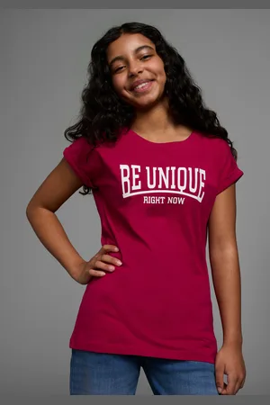 Kidsworld T-Shirt »Be unique - right now«, kurzärmelig, bedruckt, Rundhalsausschnitt