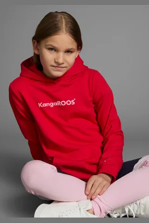 KangaROOS Kapuzensweatshirt »Hoodie mit Logoprint«, Langarm, bedruckt, aus Sweatware mit Baumwolle, mit Kängurutasche