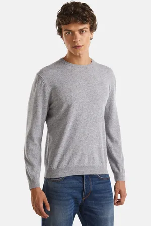 Benetton Rundhalspullover, im cleanen Look
