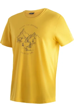 Maier Sports T-Shirt »Dieter Print«, Herren Funktionsshirt, Freizeitshirt mit Aufdruck, Regular Fit