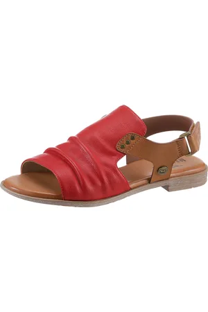 Mustang Riemchensandale, Sommerschuh, Sandalette, Blockabsatz, mit Klettverschluss
