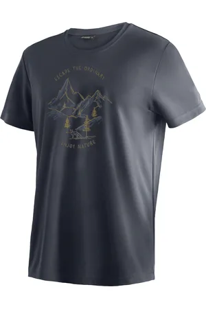Maier Sports T-Shirt »Dieter Print«, Herren Funktionsshirt, Freizeitshirt mit Aufdruck, Regular Fit