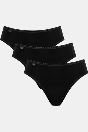 Sloggi Jazz-Pants Slips »24/7 Cotton Tai C3P«, (3er Pack), Elastikbund mit Spitze, Flache Nähte