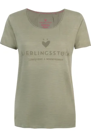 Lieblingsstück Rundhalsshirt »CiaEp«, mit Logo Druck