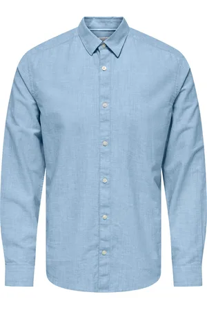 Only & Sons Langarmhemd »ONSCANTLEY LIFE LS SOLID LINEN SHIR OTL«