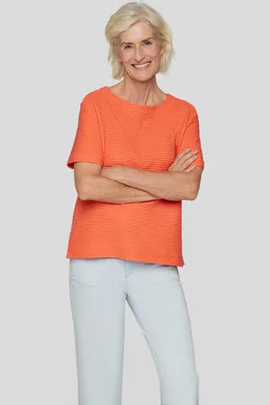 Rabe Rundhalsshirt, mit Struktur-Optik