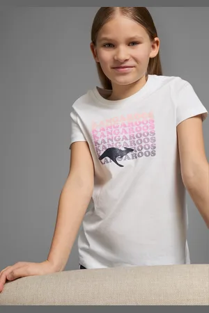 KangaROOS T-Shirt, Kurzarm, taillierter Schnitt, mit Glitzerdruck