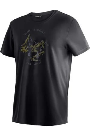 Maier Sports T-Shirt »Dieter Print«, Herren Funktionsshirt, Freizeitshirt mit Aufdruck, Regular Fit