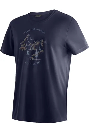 Maier Sports T-Shirt »Dieter Print«, Herren Funktionsshirt, Freizeitshirt mit Aufdruck, Regular Fit