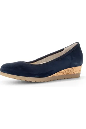 Gabor Keilpumps »GENUA«, Schlupfschuh, Keilabsatz, Halbschuh, in Schuhweite G (weit)