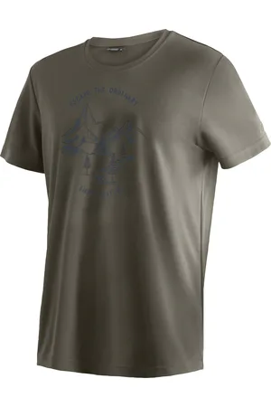 Maier Sports T-Shirt »Dieter Print«, Herren Funktionsshirt, Freizeitshirt mit Aufdruck, Regular Fit