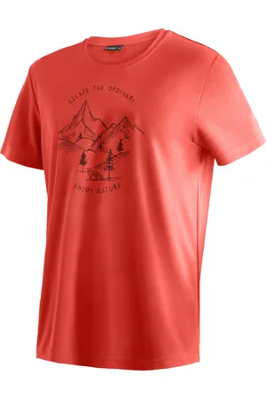 Maier Sports T-Shirt »Dieter Print«, Herren Funktionsshirt, Freizeitshirt mit Aufdruck, Regular Fit