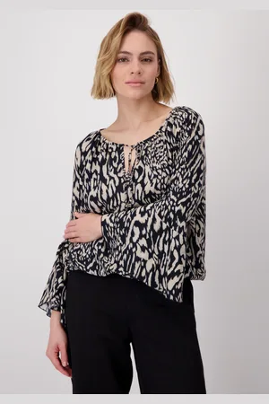 monari Schlupfbluse, mit Animalprint