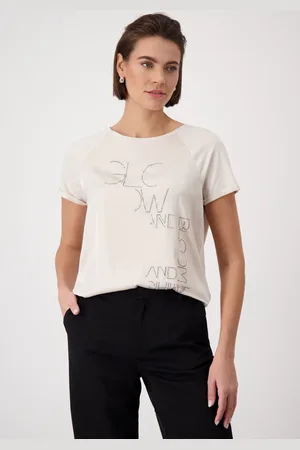 monari Schlupfbluse, mit Glitzernieten