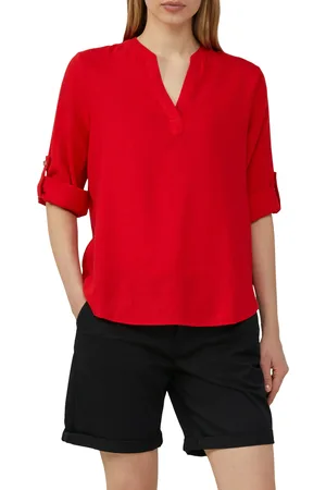 QS by s.Oliver Klassische Bluse, mit Turn-up
