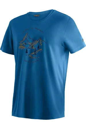Maier Sports T-Shirt »Dieter Print«, Herren Funktionsshirt, Freizeitshirt mit Aufdruck, Regular Fit