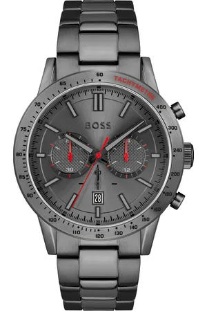 HUGO BOSS Chronograph »ALLURE«, Quarzuhr, Herrenuhr, Armbanduhr, Stoppfunktion, Edelstahlarmband