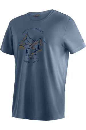 Maier Sports T-Shirt »Dieter Print«, Herren Funktionsshirt, Freizeitshirt mit Aufdruck, Regular Fit