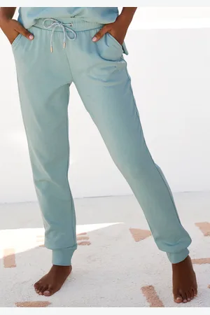 Buffalo Sweathose, Loungehose mit seitlichen Taschen und kleinem Druck, Loungewear