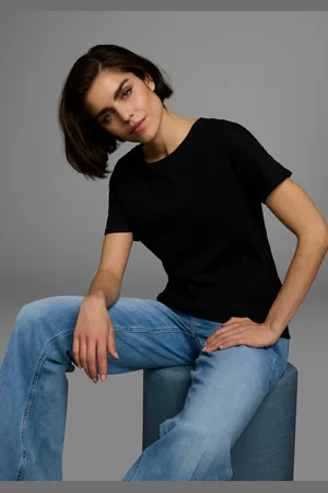 AJC T-Shirt, oversize Passform, Basic, aus Baumwolle