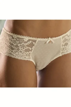 QS by s.Oliver Panty, mit zarter Jacquardspitze und feinem Soft-Mesh