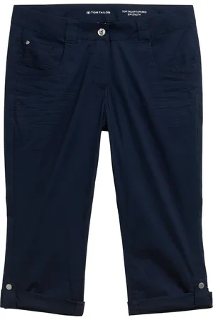 TOM TAILOR Caprihose, mit Streifen Muster