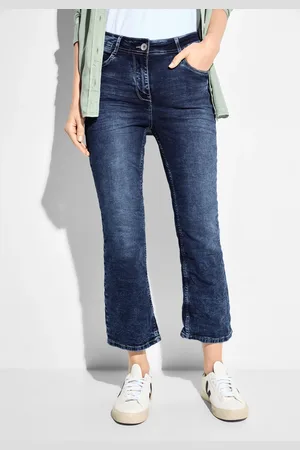 CECIL Bootcut-Jeans »Style Toronto«, in dunkelblauer Waschung