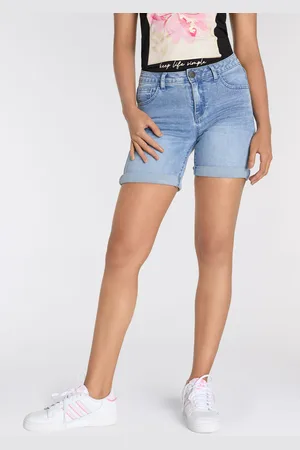 ARIZONA Jeansshorts »Ultra-Stretch«, extra eng geschnitten, krempelbare Beinabschlüsse
