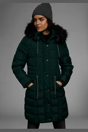 KangaROOS Steppjacke, mit Kapuze, figurbetonter Schnitt, mit Reißverschlusstaschen