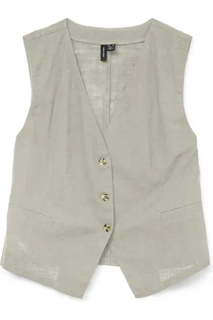 VERO MODA Kurzweste »VMCAIA SL VEST WVN NOOS«