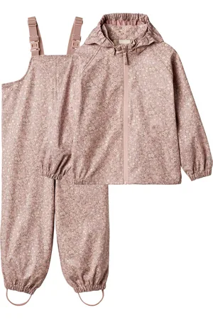 WHEAT Regenjacke »Rainwear Charlie«, (Set, 2 St.), mit Kapuze, mit passender Latzhose, wasserdicht mit verschweißten Nähten