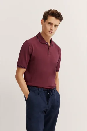 Bugatti Poloshirt, mit Kontraststreifen und Bruststickerei