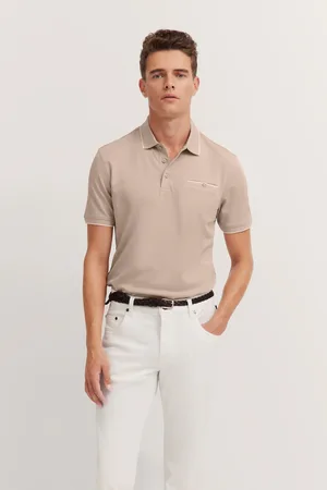 Bugatti Poloshirt, mit dezenten Kontraststreifen
