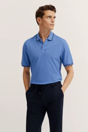 Bugatti Poloshirt, mit Kontraststreifen und Bruststickerei