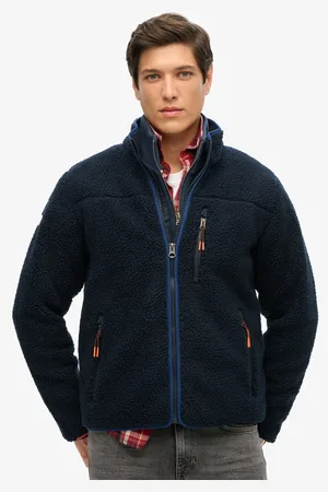 Superdry Fleecejacke »OUTDOOR FULL ZIP FLEECE«, ohne Kapuze