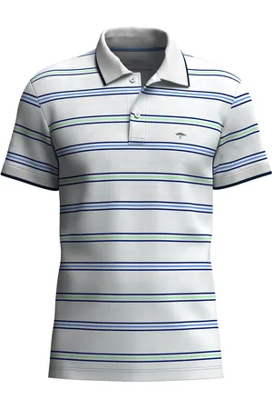 Fynch-Hatton Poloshirt, gestreift, mit Logo-stickerei