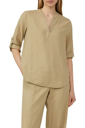QS by s.Oliver Klassische Bluse, mit Turn-up