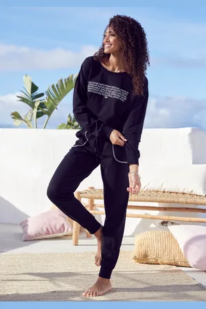 KangaROOS Pyjama, (2 tlg.), mit Slogan-Frontdruck