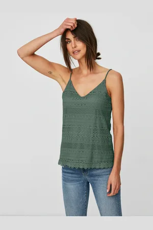 VERO MODA Spaghettitop »VMHONEY LACE SINGLET WVN«