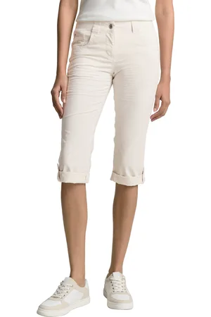 TOM TAILOR Caprihose, mit Streifen Muster