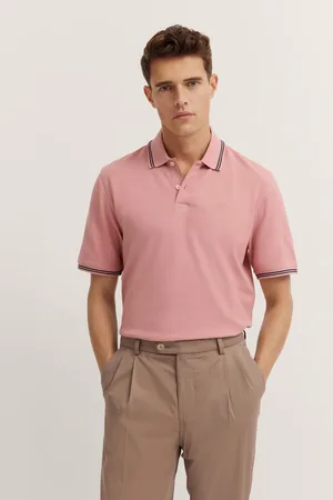 Bugatti Poloshirt, mit Kontraststreifen und Bruststickerei