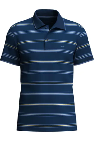 Fynch-Hatton Poloshirt, gestreift, mit Logo-Stickerei