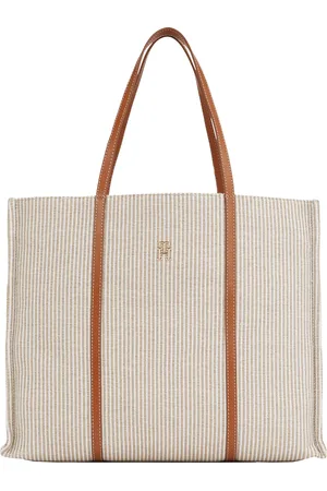 Tommy Hilfiger Tragetasche »TH PREMIUM BEACH LE TOTE«, Damen Henkeltasche, Shopper, Schultertasche mit Streifen