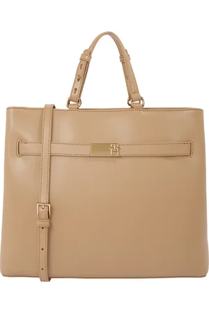 Tommy Hilfiger Henkeltasche »TH HERITAGE SATCHEL«, Damen Umhängetasche, Schultertasche mit TH-Schmuckelement