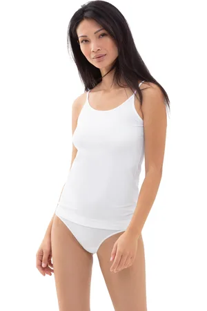 Mey Spaghettitop »SERIE COTTON PURE«, Rundhalsausschnitt, atmungsaktiv