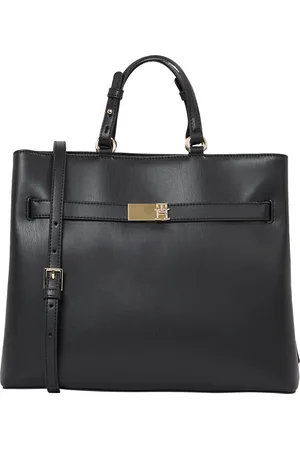Tommy Hilfiger Henkeltasche »TH HERITAGE SATCHEL«, Damen Umhängetasche, Schultertasche mit TH-Schmuckelement