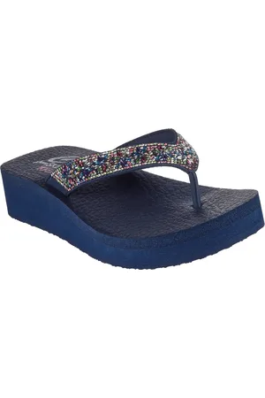 Skechers Zehentrenner »VINYASA-WILD DAISIES«, mit Yoga Foam