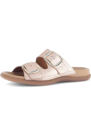 Gabor Pantolette, Keilabsatz, Sommerschuh, Bequemschuh, praktische Klettverschlüsse